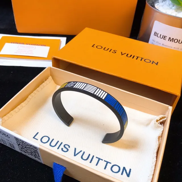 Louis Vuitton Striped Cuff Bracelet 2