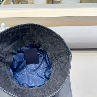 Louis Vuitton Washed Denim Bucket Hat