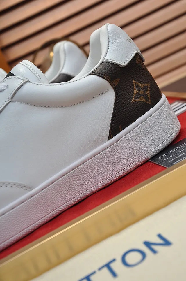 Louis Vuitton White and Brown Monogram Canvas Lifestyle Sneakers 3