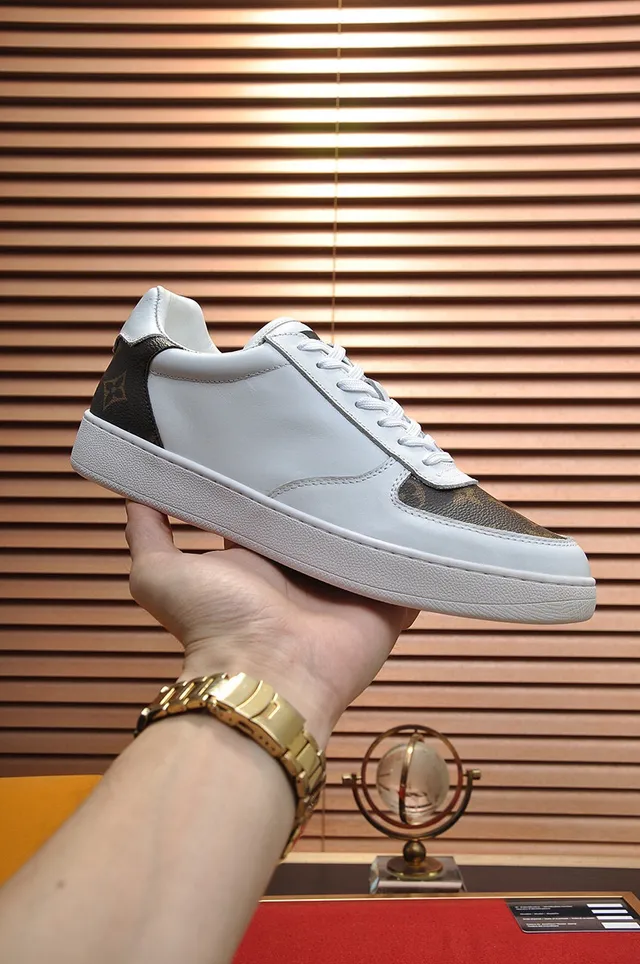 Louis Vuitton White and Brown Monogram Canvas Lifestyle Sneakers 6
