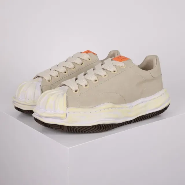Maison Margiela Beige Brown Deconstructed Layered Sole Lifestyle Sneakers 2