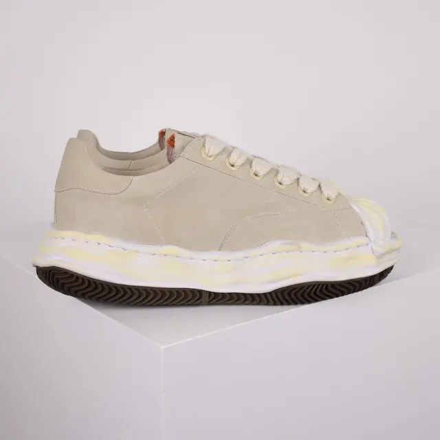 Maison Margiela Beige Brown Deconstructed Layered Sole Lifestyle Sneakers 3