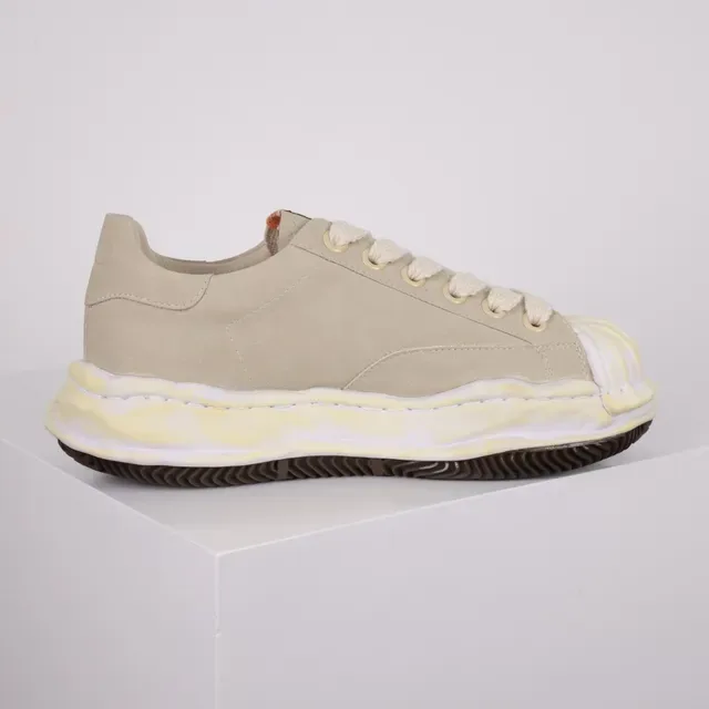 Maison Margiela Beige Brown Deconstructed Layered Sole Lifestyle Sneakers 7