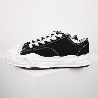 Maison Margiela Black White Deconstructed Oversized Sole Lifestyle Sneakers