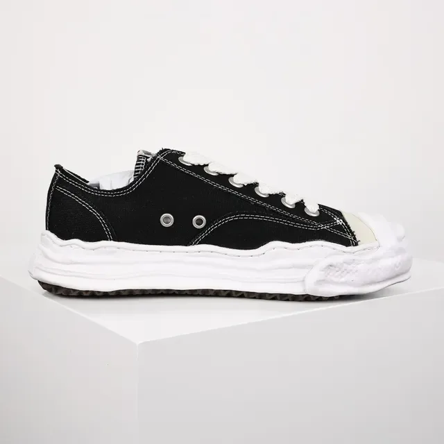 Maison Margiela Black White Deconstructed Oversized Sole Lifestyle Sneakers 7