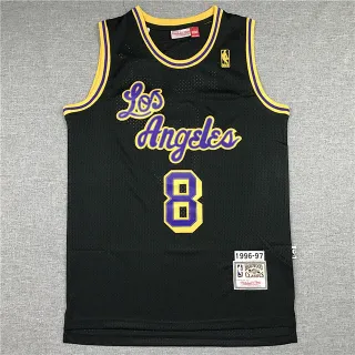 Mitchell & Ness Hardwood Classics 1996-97 Los Angeles Black Purple Yellow Jersey