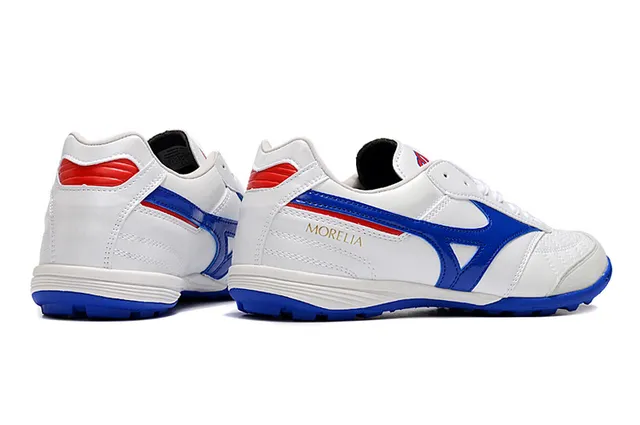 Mizuno Morelia White Blue Red Indoor Soccer Shoes 5