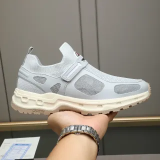 Moncler Laceless Mesh Slip-On Sneaker