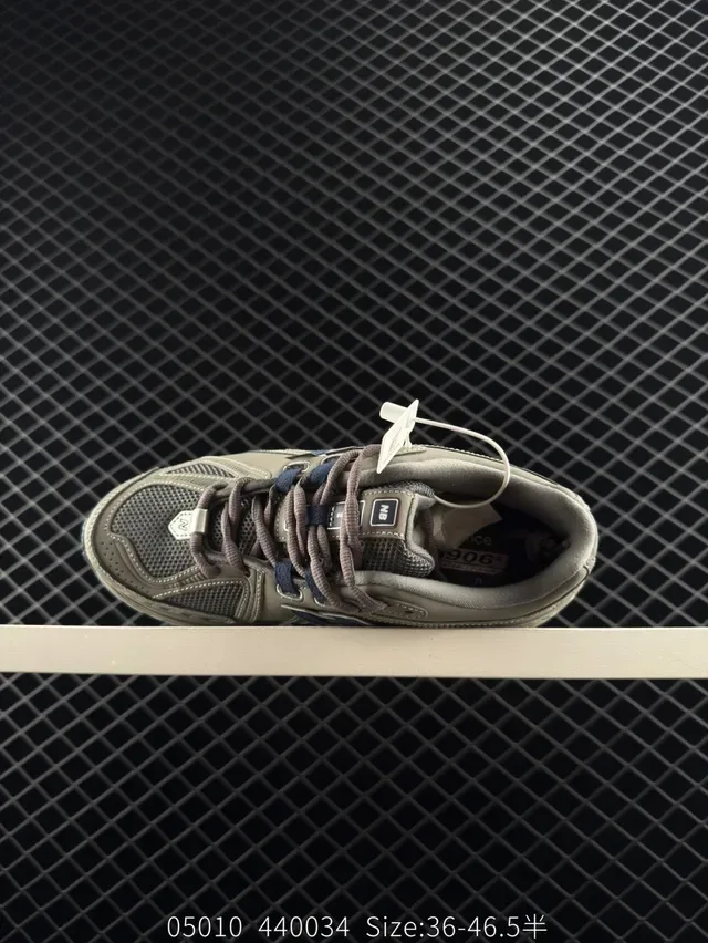 New Balance 1906R بيج بحري ريترو أرشايف رنر أعلى اصطناعي/شبكي أسلوب الحياة سنيكرز 6