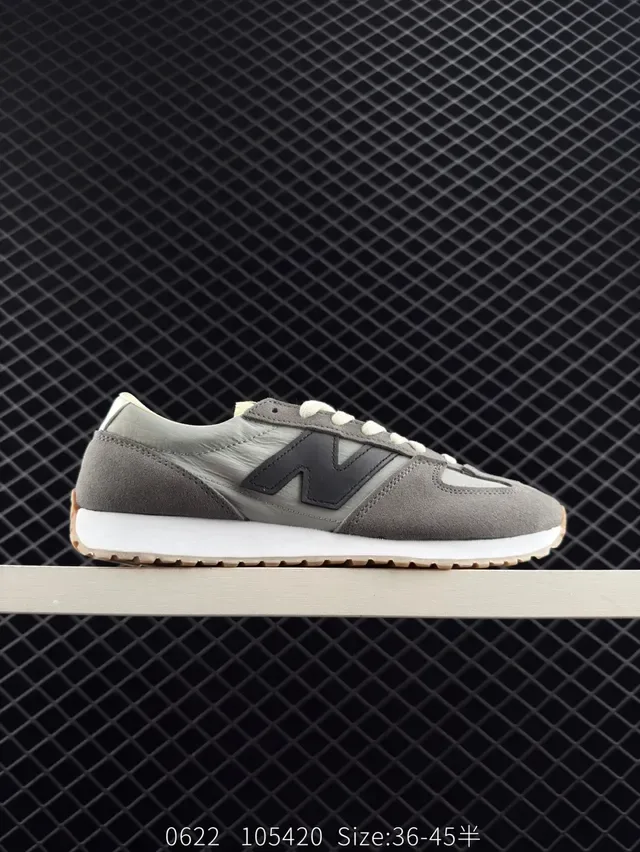 New Balance 471 حذاء رياضي رمادي نسيج جلد الغزال رجعي أسلوب حياة 5