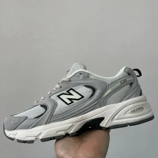 New Balance 530 Gray and Off-White Lifestyle Sneakers