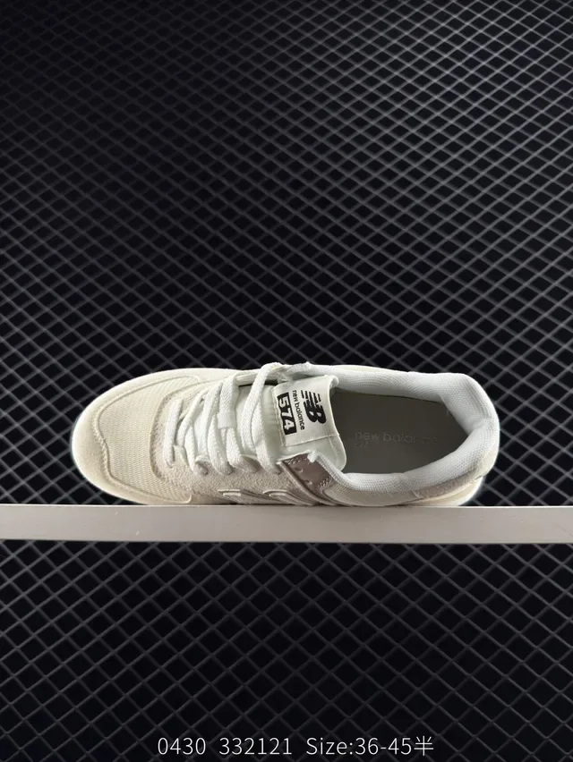 New Balance 574 أحذية رياضية بيج سويد أسلوب حياة 4