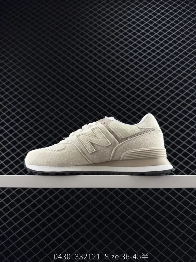 New Balance 574 أحذية رياضية بيج سويد أسلوب حياة 5