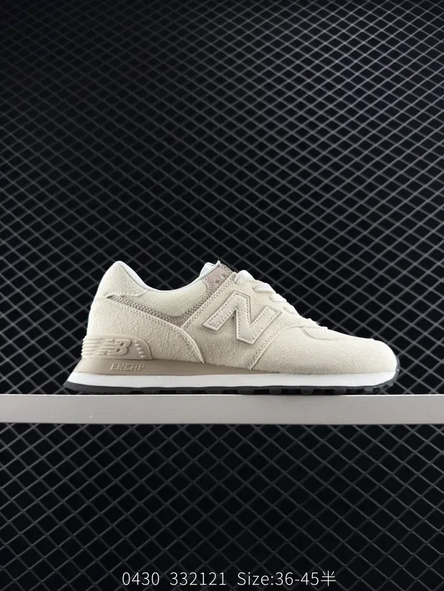 New Balance 574 أحذية رياضية بيج سويد أسلوب حياة 6