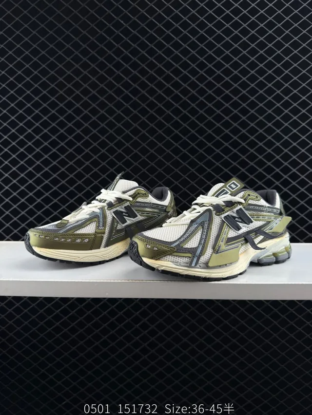 New Balance 906 Olive Beige حذاء رياضي سميك القدمين 2