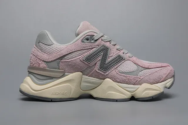 New Balance 9060 Rosa Poeira Cinza Tênis Lifestyle 8