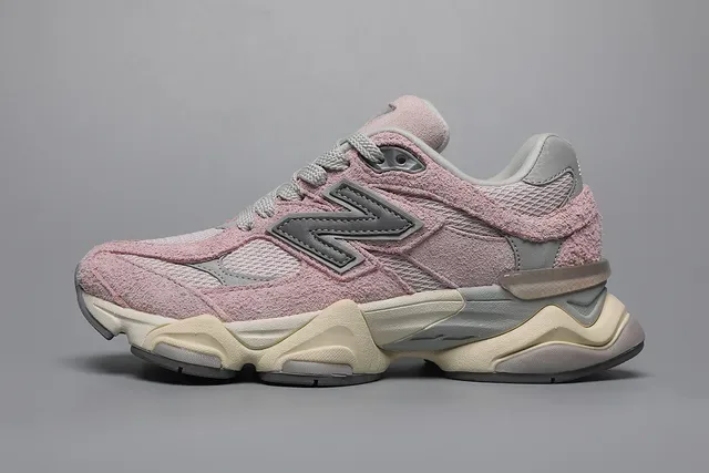 New Balance 9060 Rosa Poeira Cinza Tênis Lifestyle 9