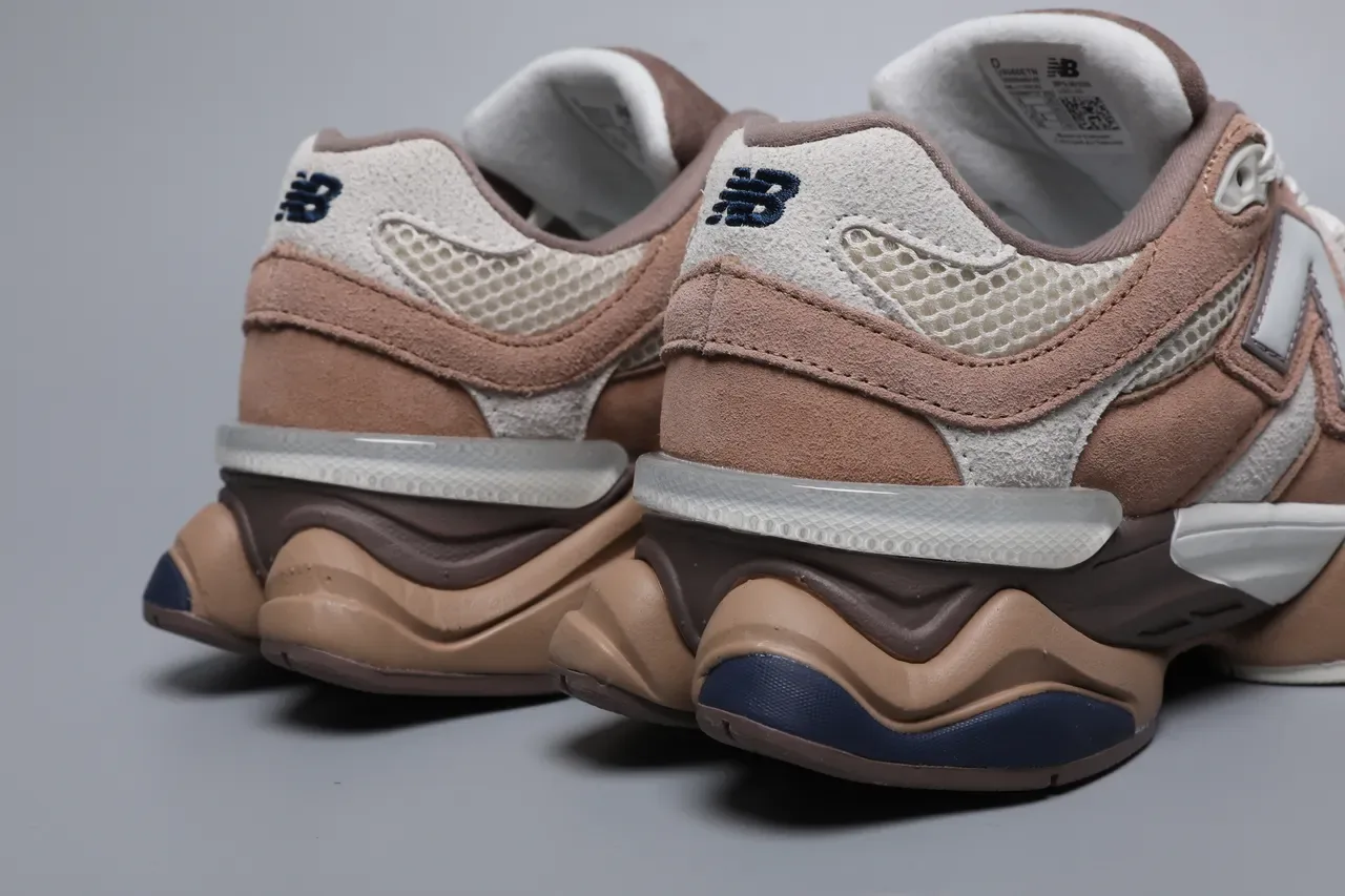 New Balance 9060 Dusty Rose and Off-White baskets lifestyle 2