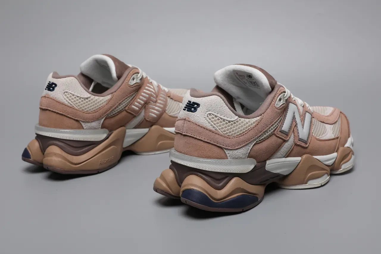 New Balance 9060 Dusty Rose and Off-White baskets lifestyle 3