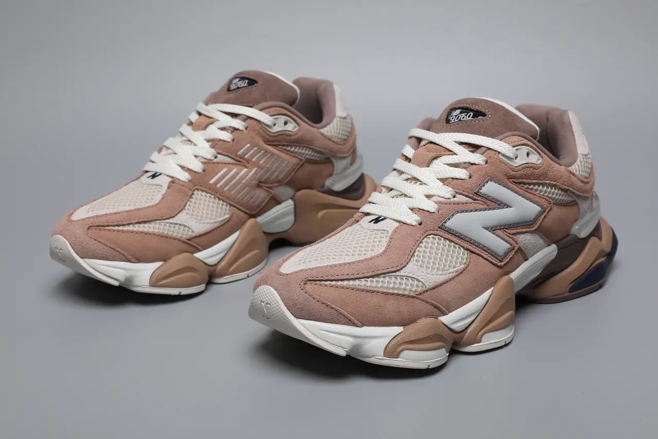 New Balance 9060 Dusty Rose and Off-White baskets lifestyle 5