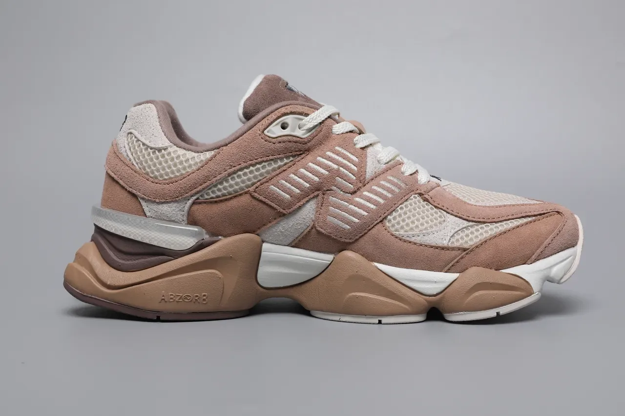 New Balance 9060 Dusty Rose and Off-White baskets lifestyle 8