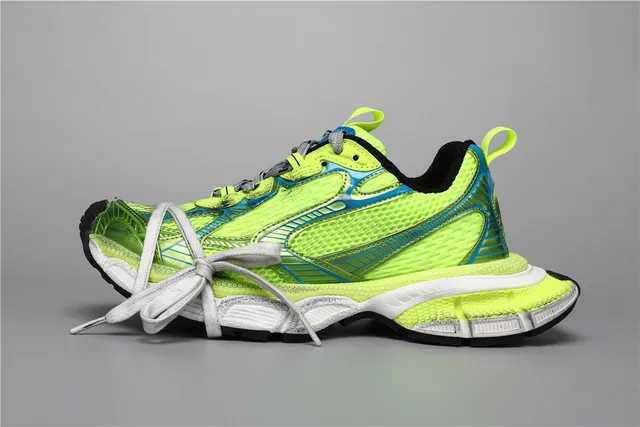 New Balance 9060 Sneakers Chunky Vert Herbe de Quatre Couleurs 9
