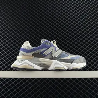 New Balance 9060 灰紫厚底运动鞋