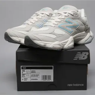 New Balance 9060 Light Gray Frosted Blue Lifestyle Sneakers