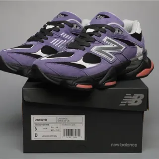New Balance 9060 Purple Black White Lifestyle Sneakers