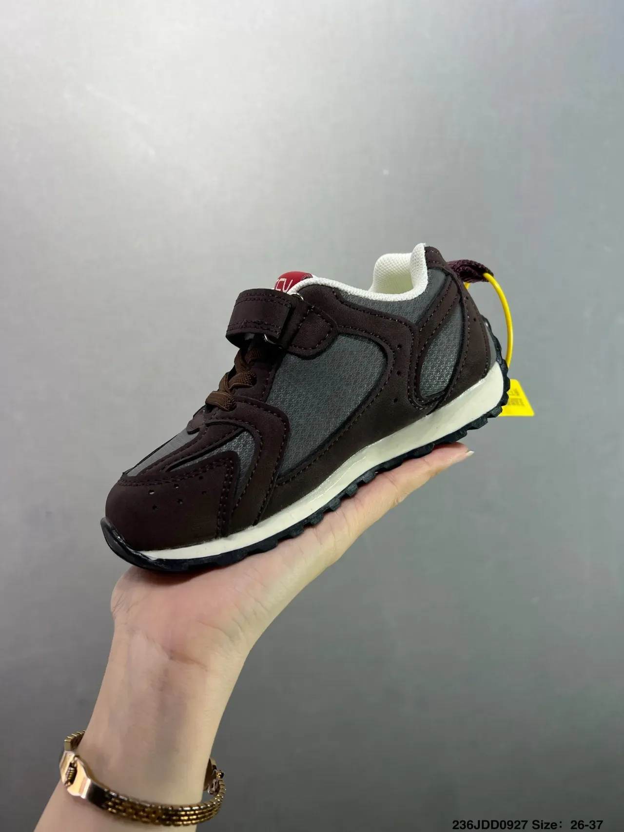 New Balance 996 Brown Red Kids Lifestyle Sneakers 22