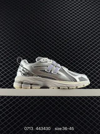 New Balance M1906 Argent Violet Métallique Supérieur Lavande N Logo Baskets Chunky 2