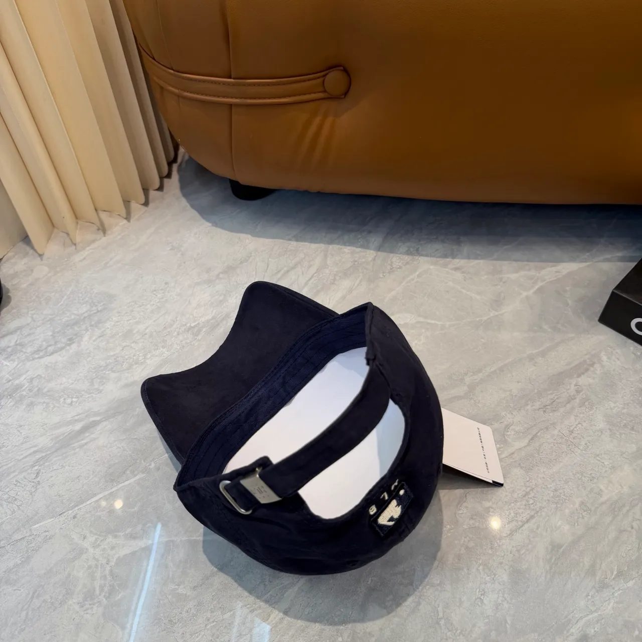 New Era Casquette de baseball Navy White structurée avec logo brodé 8