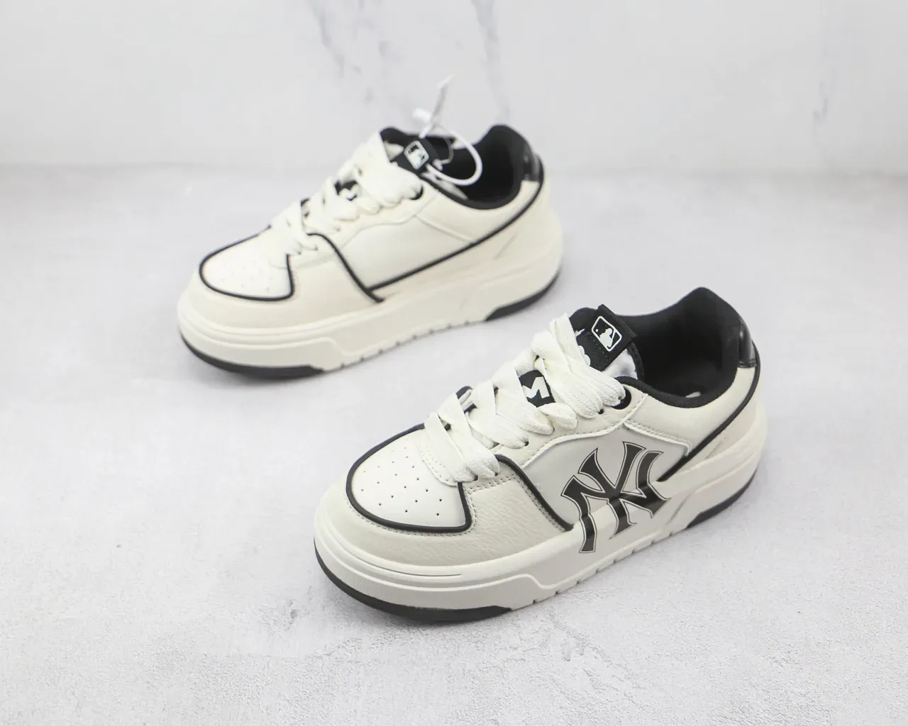 New Era NY Yankees Logo Plateforme Style de vie Sneakers 4