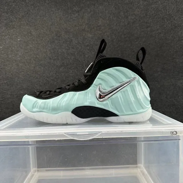 Nike Air Foamposite One Mint Green Black High-Top Basketball Shoes 2