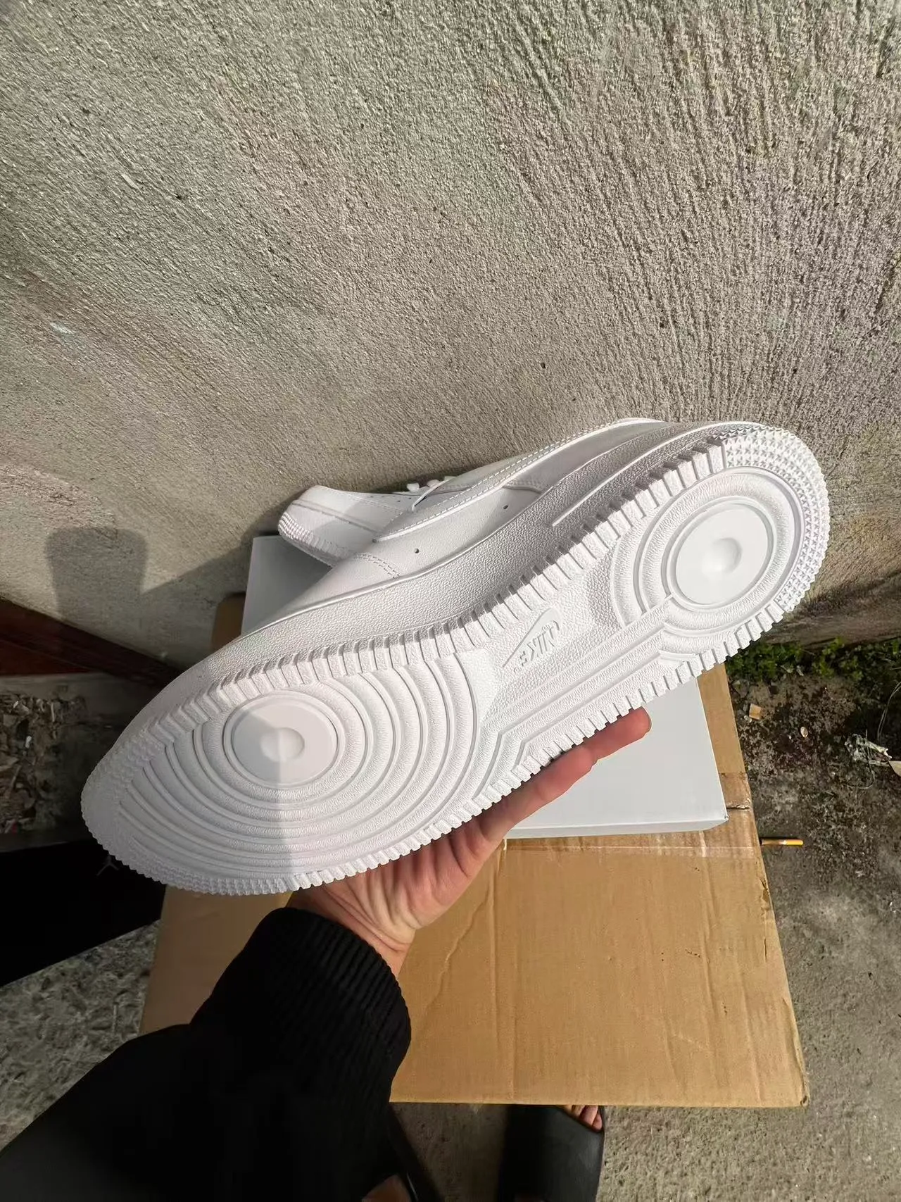 Nike Air Force 1 All-White Lifestyle Sneakers 6