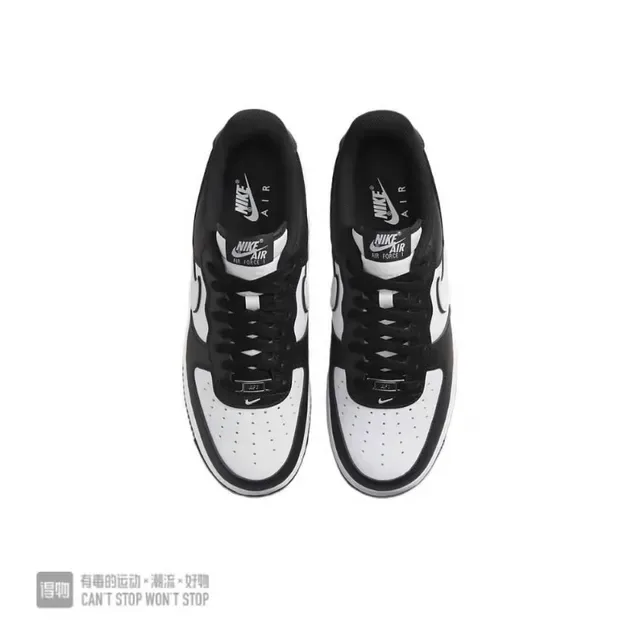 Nike Air Force 1 Black and White Lifestyle Sneakers 4