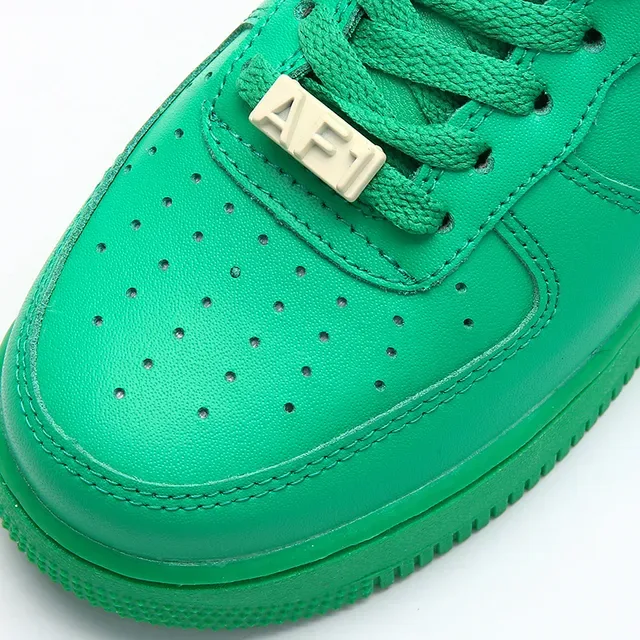Nike Air Force 1 Green and Beige Lifestyle Sneakers 5