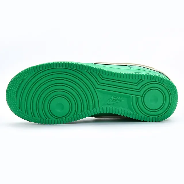 Nike Air Force 1 Green and Beige Lifestyle Sneakers 6