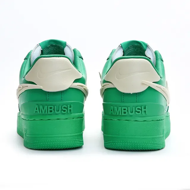 Nike Air Force 1 Green and Beige Lifestyle Sneakers 7