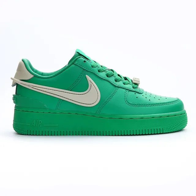 Nike Air Force 1 Green and Beige Lifestyle Sneakers 8