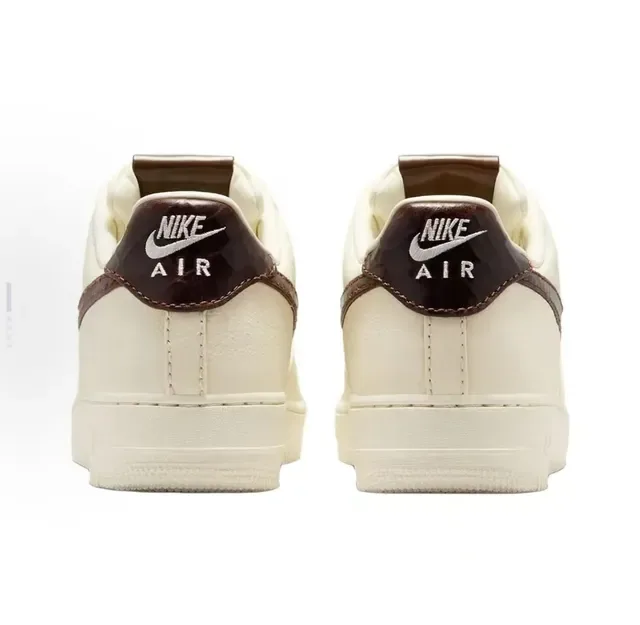 Nike Air Force 1 Low Off-White Burgundy Suede Lifestyle Sneakers 3