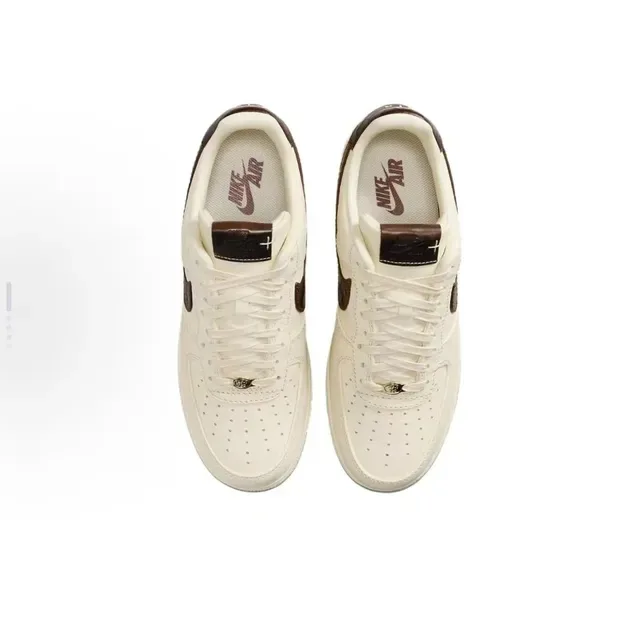 Nike Air Force 1 Low Off-White Burgundy Suede Lifestyle Sneakers 4