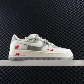Nike Air Force 1 Low Off-White ग्रे रेड लाइफस्टाइल स्नीकर्स