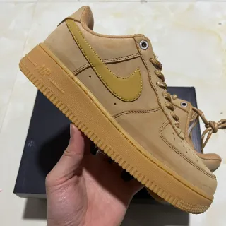 Nike Air Force 1 Monochromatic Tan Gum Lifestyle Sneakers