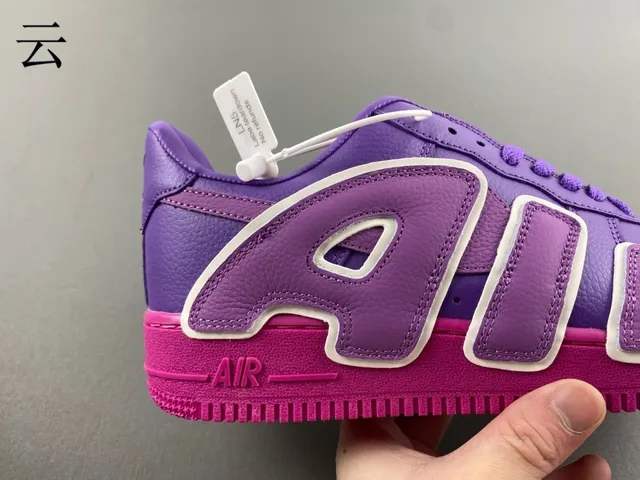 Nike Air Force 1 Purple and Pink Lifestyle Sneakers 5
