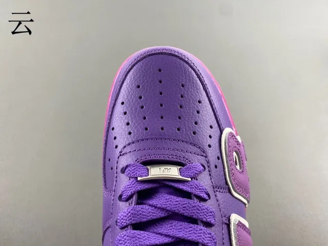 Nike Air Force 1 Purple and Pink Lifestyle Sneakers 6