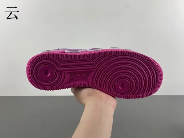 Nike Air Force 1 Purple and Pink Lifestyle Sneakers 12