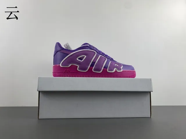 Nike Air Force 1 Purple and Pink Lifestyle Sneakers 17