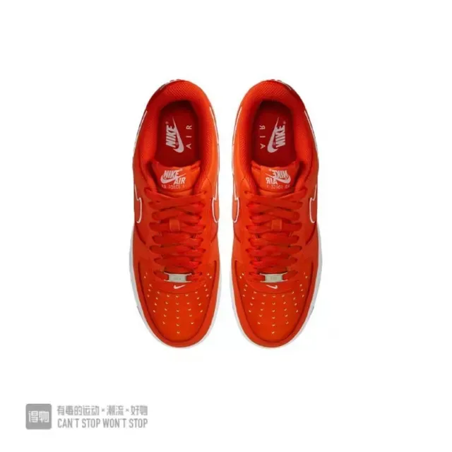 Nike Air Force 1 Red and White Lifestyle Sneakers 3