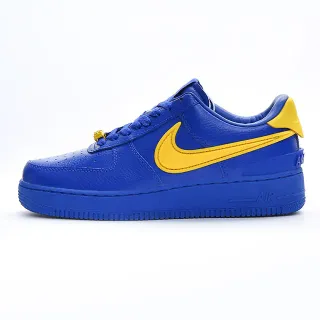 Nike Air Force 1 Royal Blue and Yellow Lifestyle Sneakers